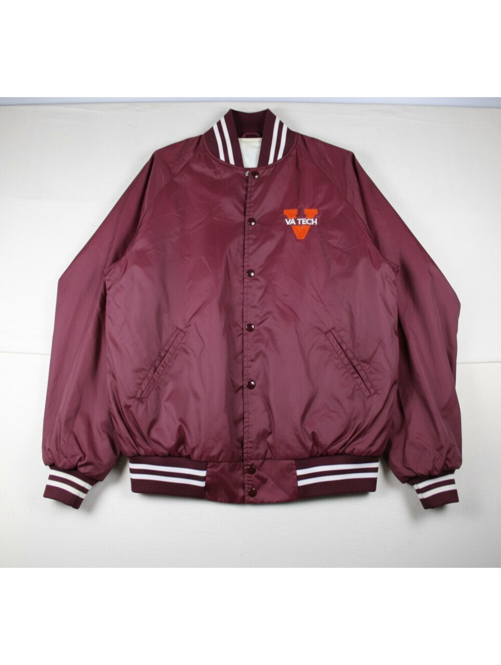 VTG DeLONG Virginia Tech Hokies Bomber Jacket Made in USA